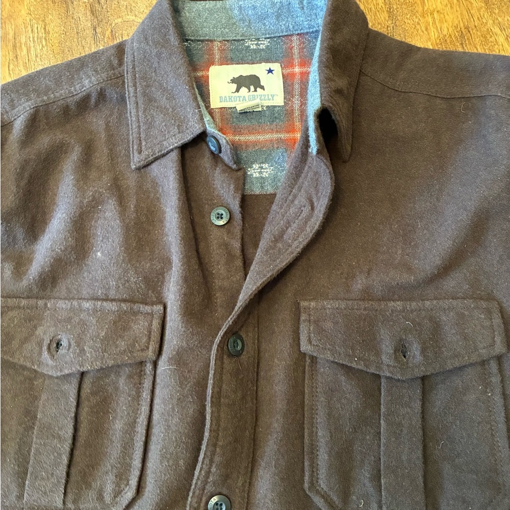 Dakota Grizzly Brown Chamois shirt jacket